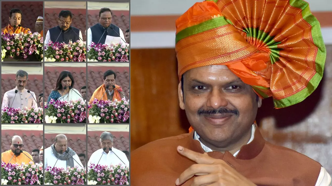 महाराष्ट्र मंत्रिमंडल का विस्तार, फडणवीस सेना में 39 मंत्रियों ने ली शपथ, देखिए पूरी LIST