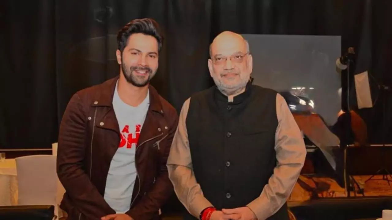 Varun Dhawan ने Amit Shah से पूछा राम और रावण में अंतर, एक्टर ने गृह मंत्री को बताया देश का हनुमान