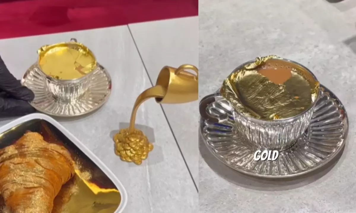 दुबई के रेस्तरां में सोने की कड़क चाय, यूजर्स का दावा- कीमत इतनी कि पीने के लिए लेना पड़ेगा Loan; VIDEO वायरल