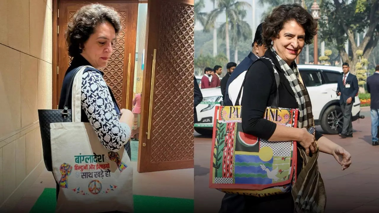 कभी फिलिस्तीन तो कभी बांग्लादेश! आखिर क्‍या संदेश देना चाह रही हैं प्रियंका गांधी?