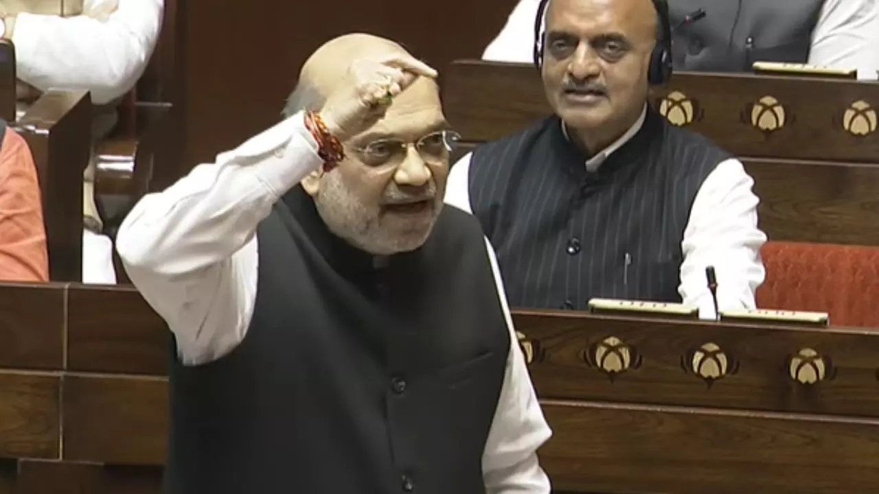 विदेशी चश्मा होगा तो भारतीयता नहीं दिखेगी, राज्यसभा में विपक्ष पर जमकर बरसे शाह; पढ़ें 10 बड़ी बातें
