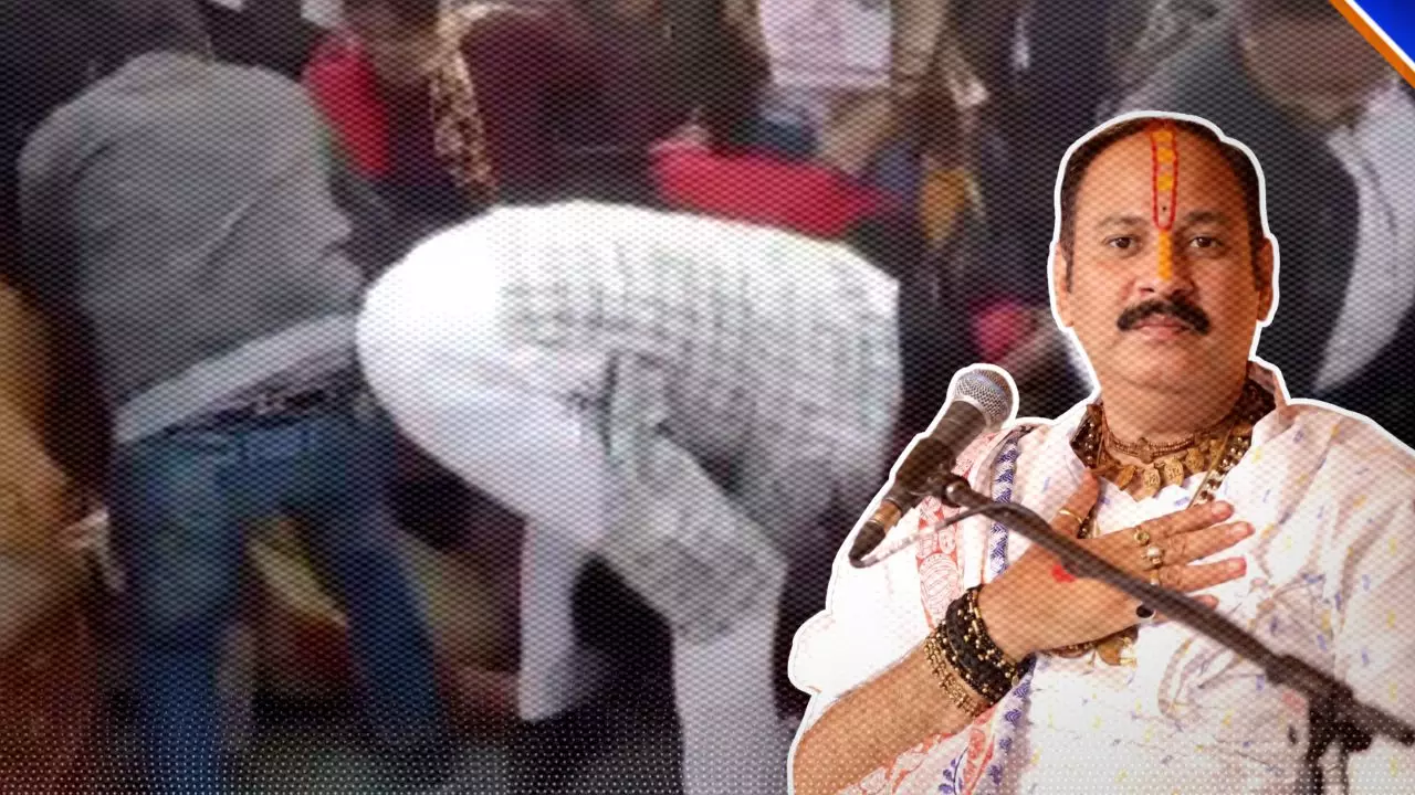 हाथरस के बाद मेरठ में कांड, प्रदीप मिश्रा की कथा में मची भगदड़, महिलाएं-बुजुर्ग हुए घायल