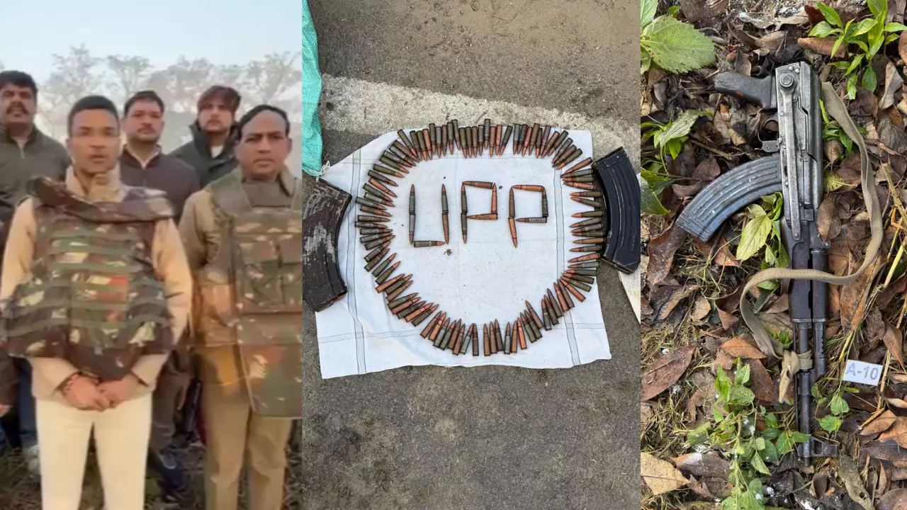 पंजाब पुलिस पर किया था हमला, अब UP एनकाउंटर में मारे गए 3 खालिस्तानी आतंकी, 2 एके-47 बरामद