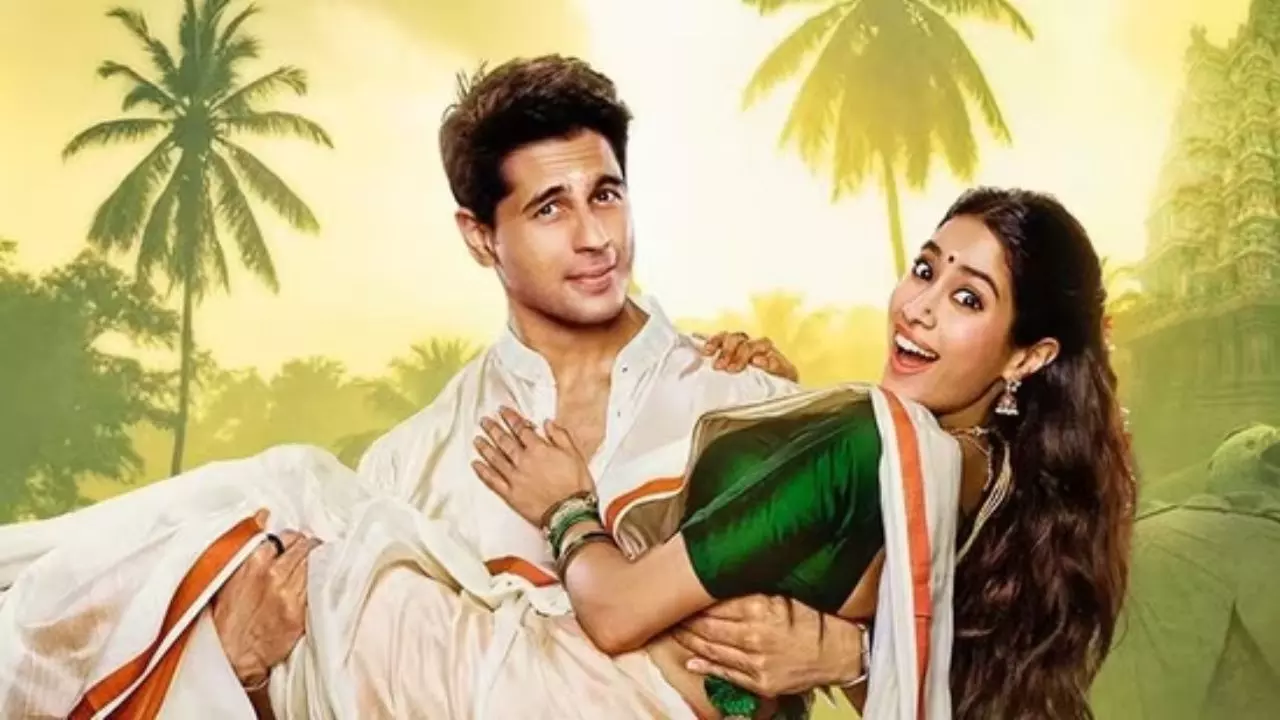 फिल्म Param Sundari का पोस्टर हुआ रिलीज, जान्हवी और सिद्धार्थ के साउथ इंडियन लुक ने चुराया फैंस का दिल