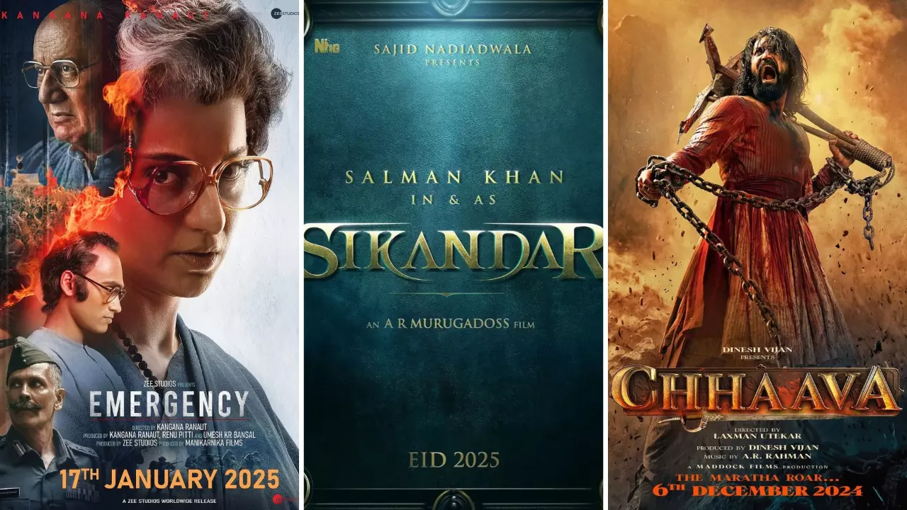 Kangana Ranaut की Emergency से लेकर Salman Khan की Sikandar तक, साल 2025 में रिलीज होंगी ये फिल्में