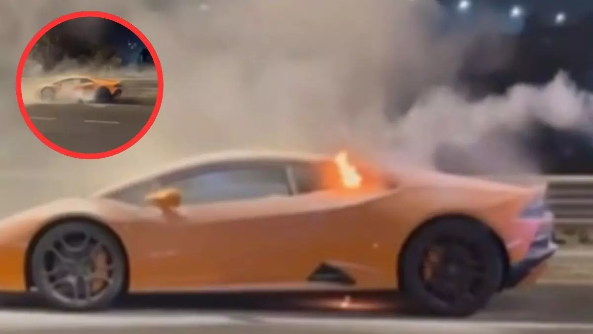 लग्‍जरी कारें भी नहीं रहीं सेफ, मुंबई में 9 करोड़ की Lamborghini में आग की घटना ने उठाए बड़े सवाल