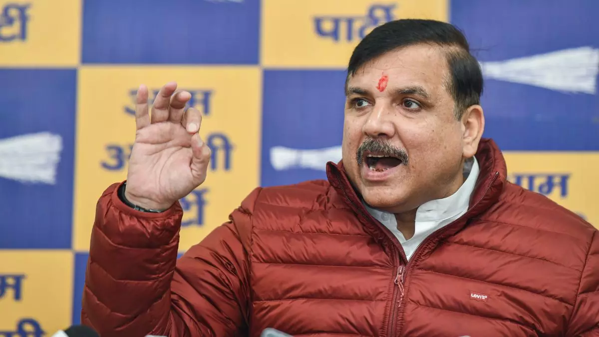 बीजेपी बौखला गई है, वह अब मेरी पत्नी का ही..., संजय सिंह ने प्रेस कॉन्फ्रेंस कर लगाया बड़ा आरोप