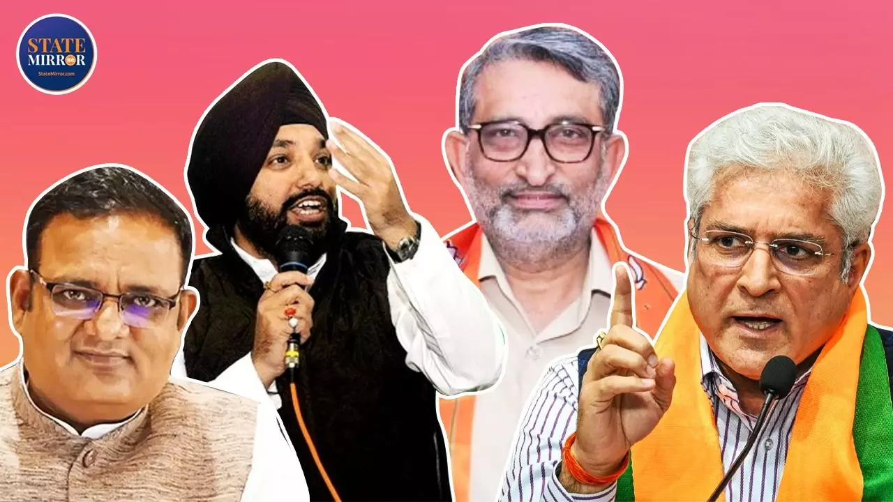 दिल्ली चुनाव में बाहरी नेताओं पर भाजपा को भरोसा! आप और कांग्रेस से आए इन 4 चेहरों को दिया टिकट
