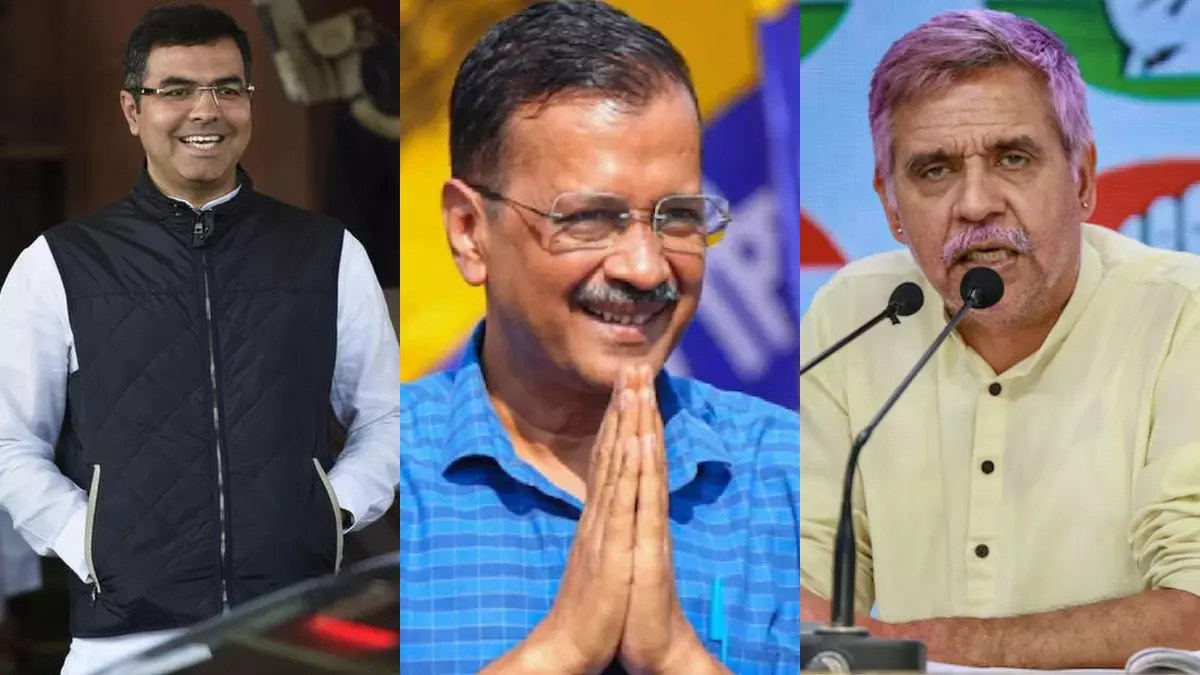 नई दिल्ली सीट से लड़ेंगे दो पूर्व सीएम के बेटे, क्या केजरीवाल को चौका लगाने से रोक पाएंगे?