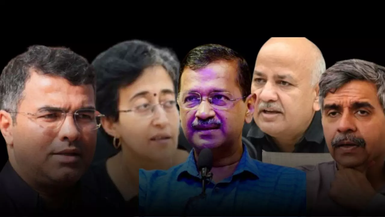 AAP को चारों खाने चित्त करेगी BJP-कांग्रेस? केजरीवाल-सिसोदिया समेत आतिशी को हराने का ये है प्लान