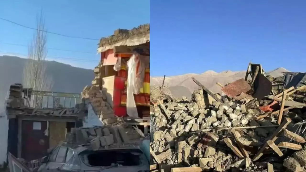 तिब्बत में आए भूकंप के बाद तबाही के 5 Video, 90 से ज्यादा लोगों की चली गई जान