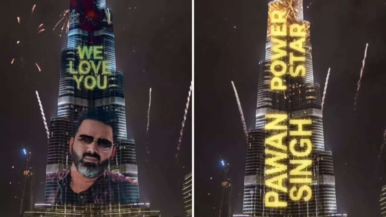 बुर्ज खलीफा पर छाए पावर स्टार Pawan Singh, बर्थडे पर मिला स्पेशल ट्रिब्यूट