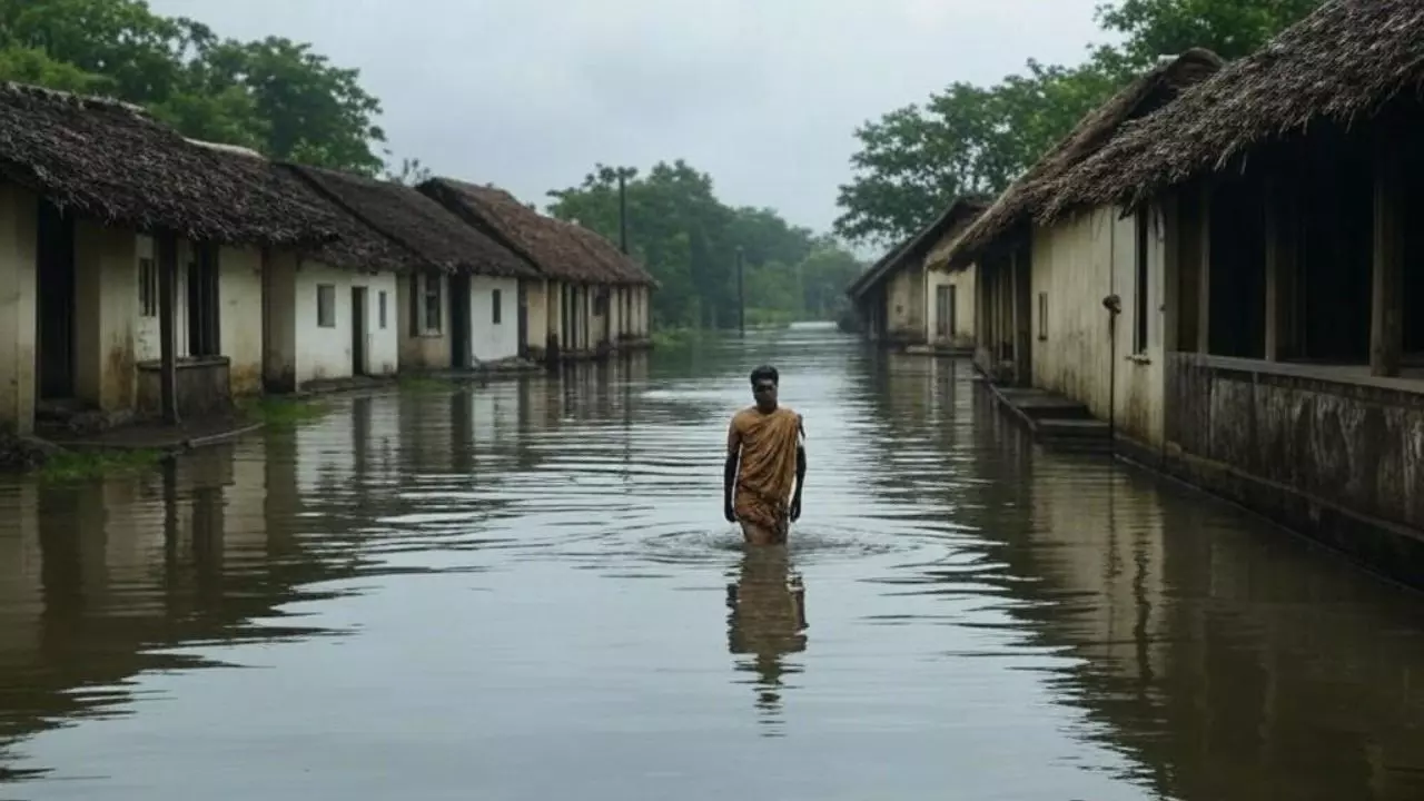 दिल्ली से सटे गांव में तीन महीने से है जलभराव, मकान छोड़कर भाग रहे लोग; टूटा संपर्क