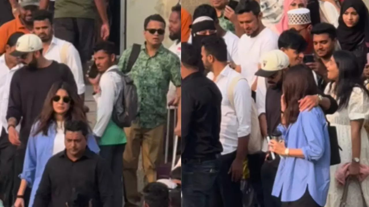 अचानक लोगों के बीच आकर खड़े हुए विराट-अनुष्का, देखने वाले हुए शॉक; रिएक्शन हुआ वायरल