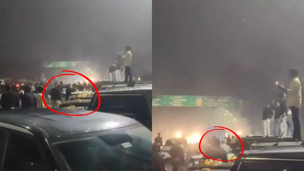 लग्जरी कार में भोजपुरी गाने! लखनऊ में बर्थडे पर काटा एक दर्जन केक, देखें वायरल VIDEO