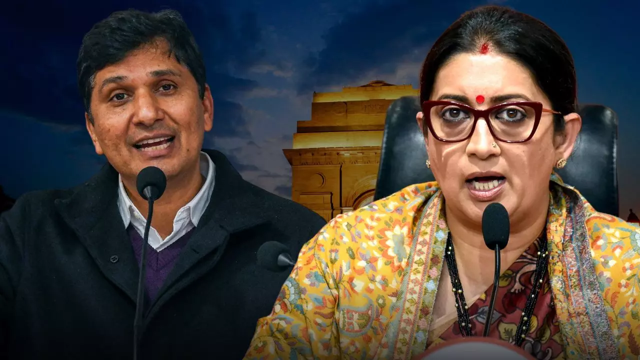Smriti Irani को ग्रेटर कैलाश सीट से क्यों उतारना चाहती BJP? सौरभ भारद्वाज के खिलाफ हो सकता है मुकाबला
