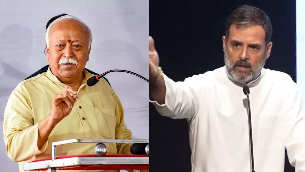 राहुल गांधी ने क्यों साधा RSS चीफ पर निशाना? कहा- दूसरे देश में होते तो अरेस्ट हो जाते