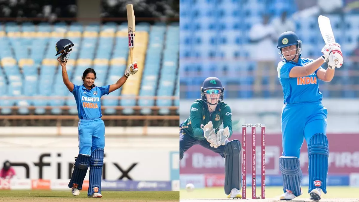 Smriti Mandhana के बाद Pratika Rawal ने ठोकी करियर की पहली सेंचुरी, Richa Gosh की भी फिफ्टी