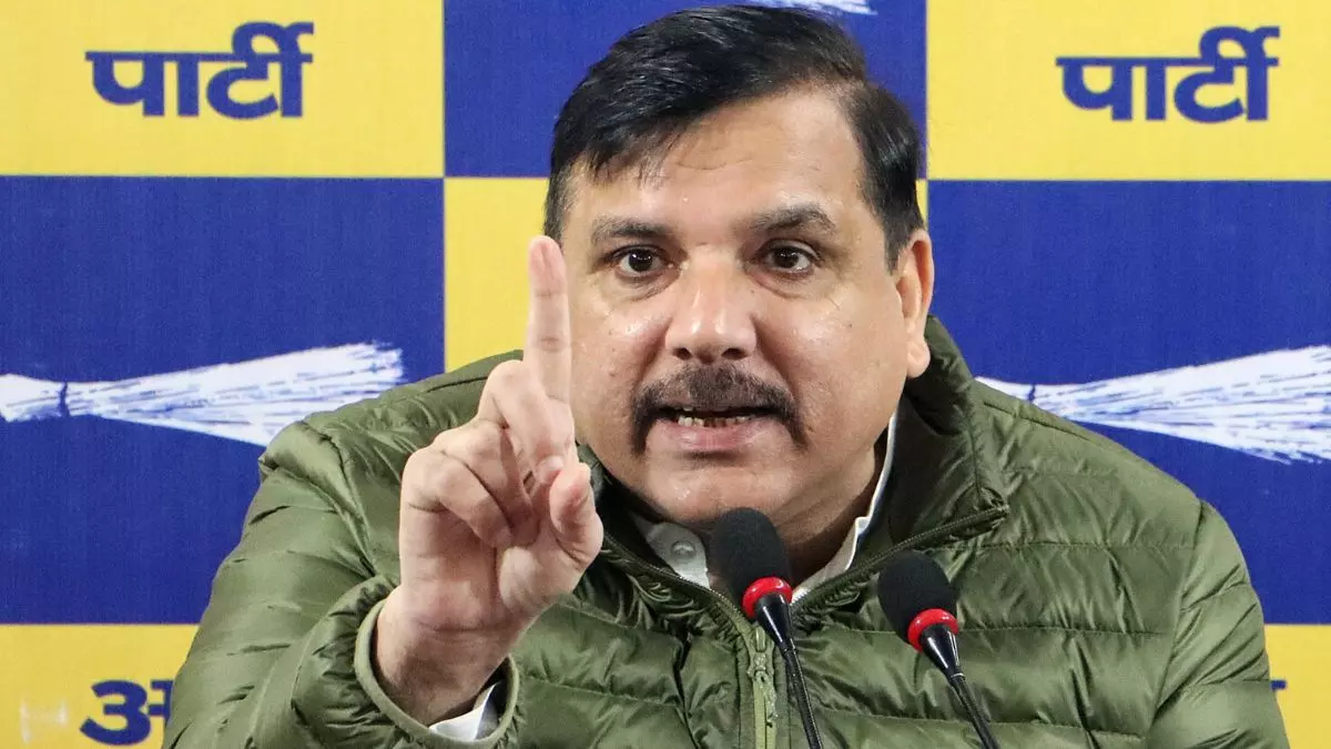 कथित शराब घोटाला PM मोदी और शाह द्वारा बनाया गया मनगढ़ंत घोटाला था..., संजय सिंह का BJP पर बड़ा आरोप