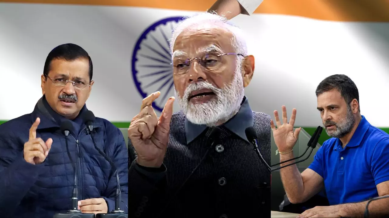 फ्री बिजली, बस यात्रा, 2100 रुपये महीना! AAP, BJP और कांग्रेस में किसके चुनावी वादे सबसे दमदार? फ्री बिजली, बस यात्रा, 2100 रुपये महीना! AAP, BJP और कांग्रेस में किसके चुनावी वादे सबसे दमदार?