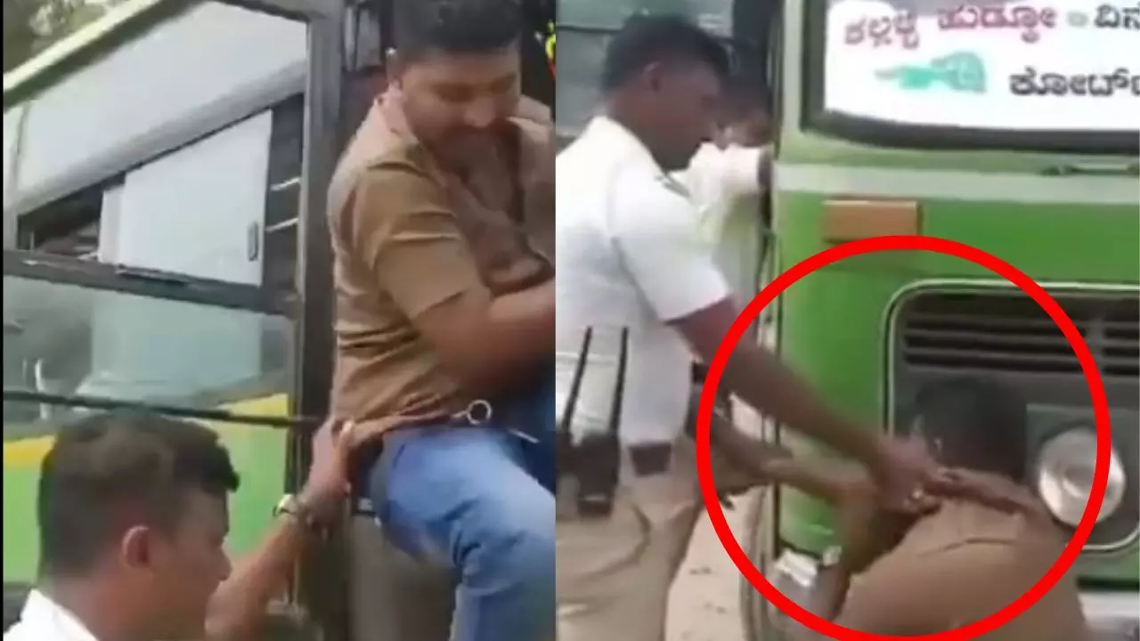 भोंपू के सामने ड्राइवर को खड़ा कर बजाया तेज हॉर्न, ट्रैफिक पुलिस क्यों दे रही ऐसी सजा? | VIDEO भोंपू के सामने ड्राइवर को खड़ा कर बजाया तेज हॉर्न, ट्रैफिक पुलिस क्यों दे रही ऐसी सजा? | VIDEO