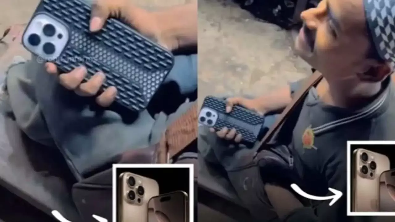 भिखारी के हाथों में iPhone 16 pro max देखकर लोग हैरान, बोले- अजमेर के भिखारी सबसे अमीर भिखारी के हाथों में iPhone 16 pro max देखकर लोग हैरान, बोले- अजमेर के भिखारी सबसे अमीर