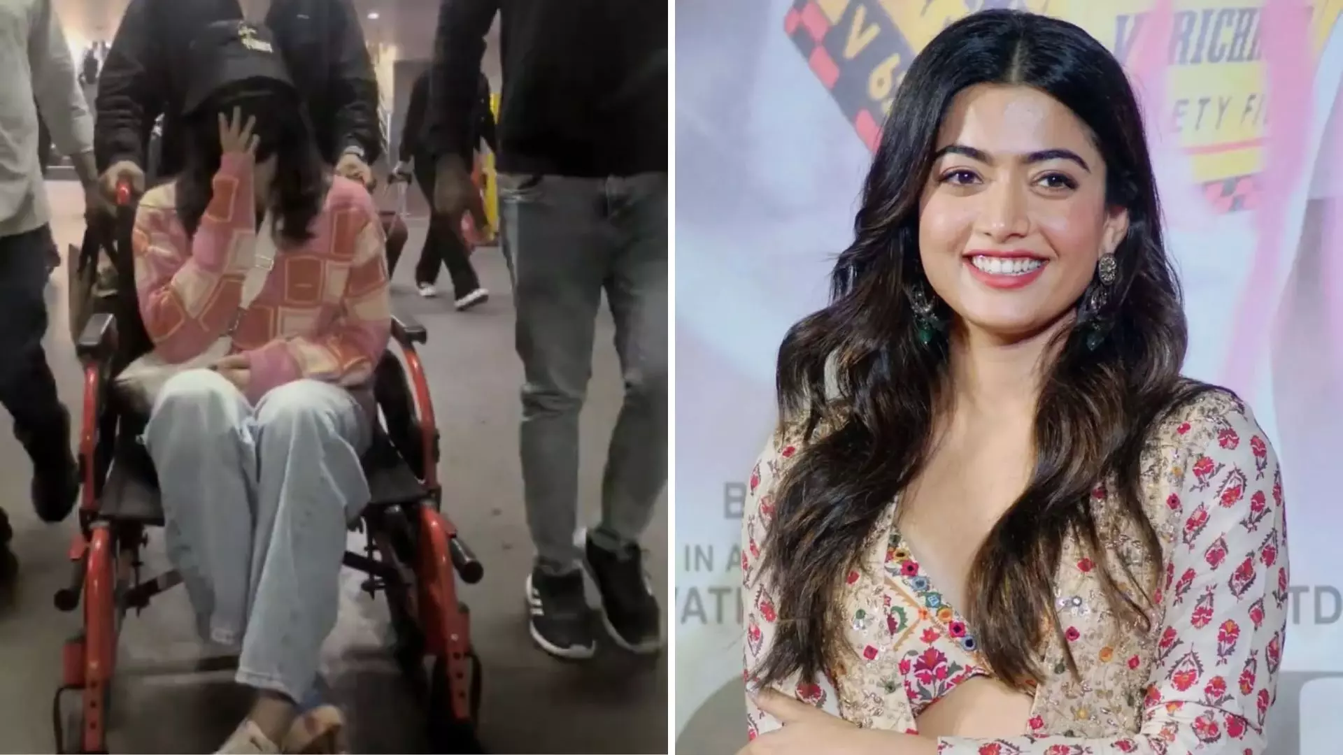 Rashmika Mandanna फ्रैक्चर पैर के साथ लंगड़ाते हुए एयरपोर्ट पर हुईं स्पॉट, फैंस का ऐसा रहा रिएक्शन Rashmika Mandanna फ्रैक्चर पैर के साथ लंगड़ाते हुए एयरपोर्ट पर हुईं स्पॉट, फैंस का ऐसा रहा रिएक्शन