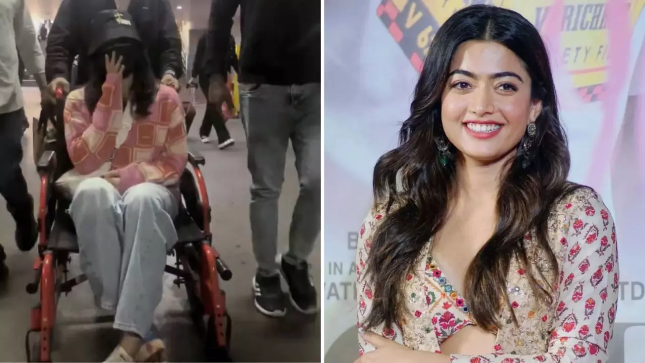 Rashmika Mandanna फ्रैक्चर पैर के साथ लंगड़ाते हुए एयरपोर्ट पर हुईं स्पॉट, फैंस का ऐसा रहा रिएक्शन
