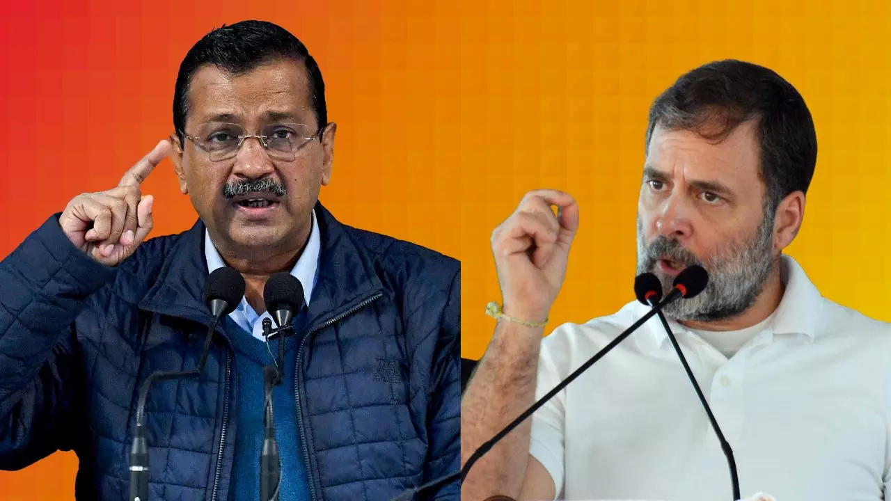 BJP नहीं बल्कि‍ Congress पर है AAP का फोकस! क्या केजरीवाल को पुरानी पार्टी से लग रहा डर?