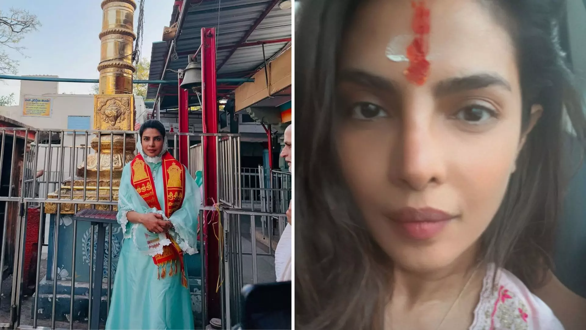 Priyanka Chopra ने लिया बालाजी का आशीर्वाद, इस साउथ सुपरस्टार के साथ कर रही हैं कमबैक?