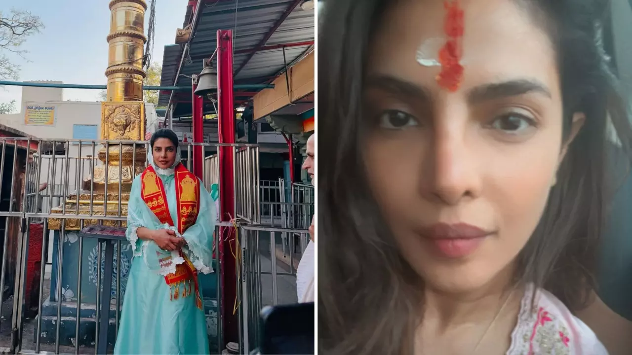 Priyanka Chopra ने लिया बालाजी का आशीर्वाद, इस साउथ सुपरस्टार के साथ कर रही हैं कमबैक?