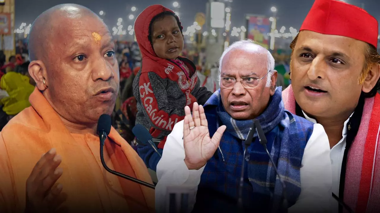 अधूरी व्यवस्था, VIP मूवमेंट, बदइंतज़ामी... महाकुंभ में भगदड़ पर कांग्रेस चीफ खड़गे, अखिलेश ने भी उठाए सवाल अधूरी व्यवस्था, VIP मूवमेंट, बदइंतज़ामी... महाकुंभ में भगदड़ पर कांग्रेस चीफ खड़गे, अखिलेश ने भी उठाए सवाल