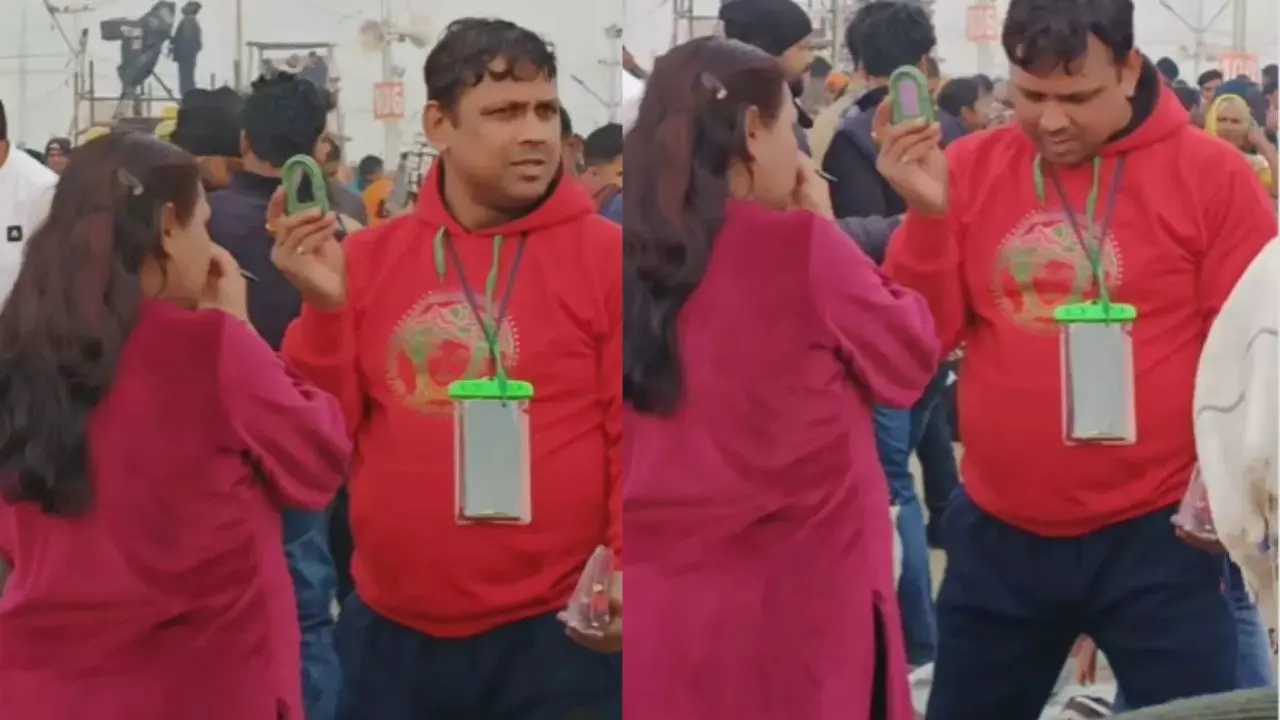महाकुंभ में चर्चा में अब ये पति- पत्नी, सोशल मीडिया पर लड़कियों ने कहा मुझे भी चाहिए ऐसा... Video Viral