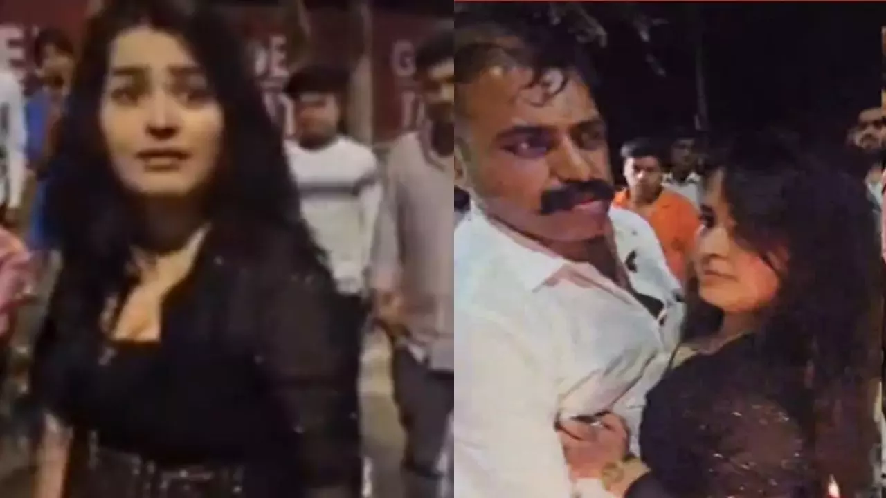VIDEO: चलती कार में Russian लड़की युवक के साथ कर रही थी ये काम, Accident होने पर खूब काटा बवाल