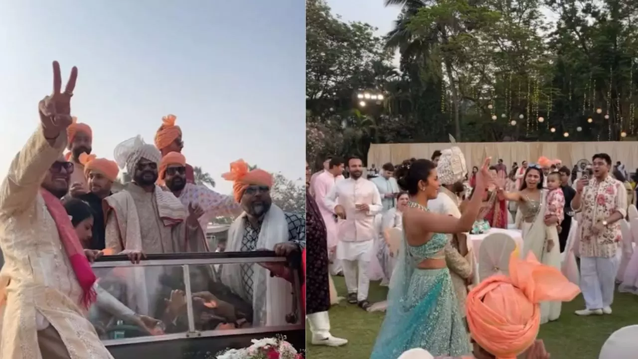 बारात में जमकर नाचीं Priyanka Chopra, भाई सिद्धार्थ संग एंट्री कर लगाए चार चांद, देखें VIDEO बारात में जमकर नाचीं Priyanka Chopra, भाई सिद्धार्थ संग एंट्री कर लगाए चार चांद, देखें VIDEO