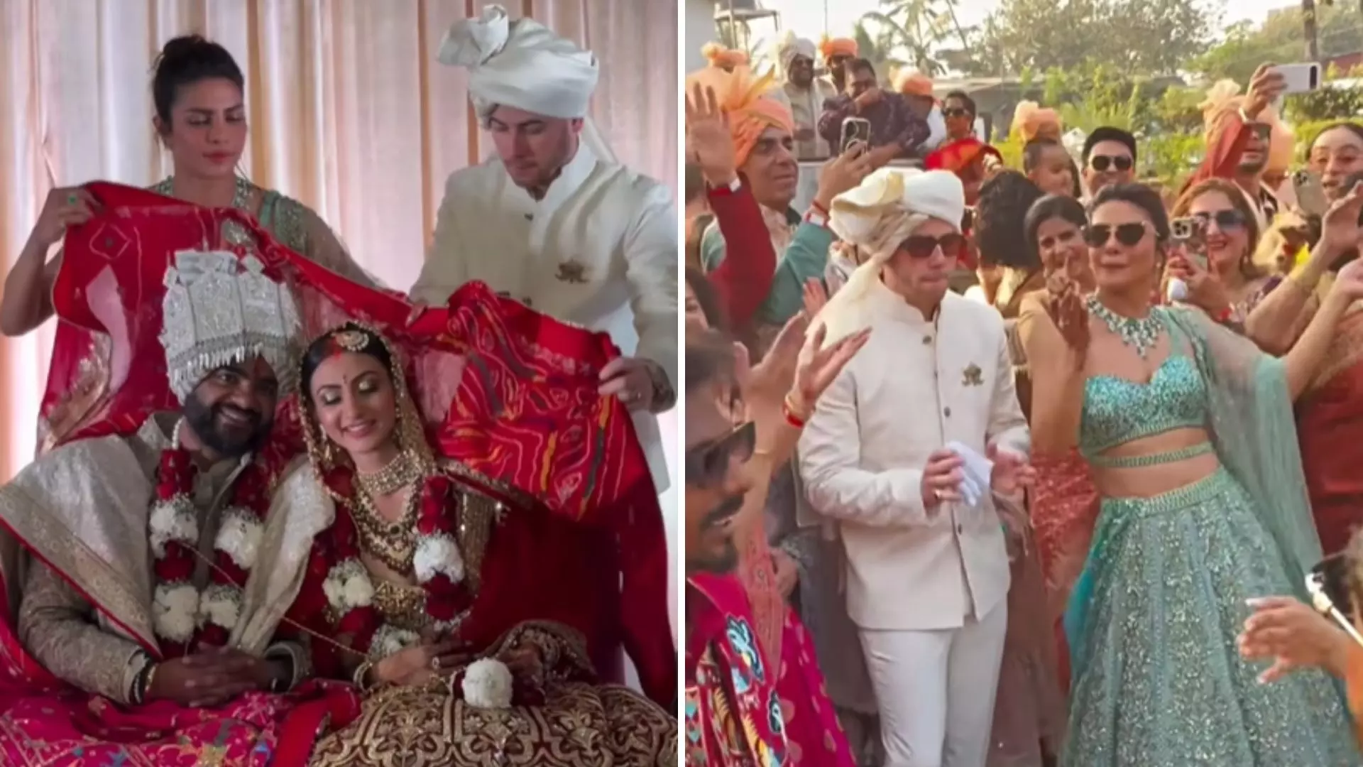 सिद्धार्थ चोपड़ा की शादी से वायरल इनसाइड वीडियो, Nick जीजू ने निभाई Priyanka Chopra संग रस्में सिद्धार्थ चोपड़ा की शादी से वायरल इनसाइड वीडियो, Nick जीजू ने निभाई Priyanka Chopra संग रस्में