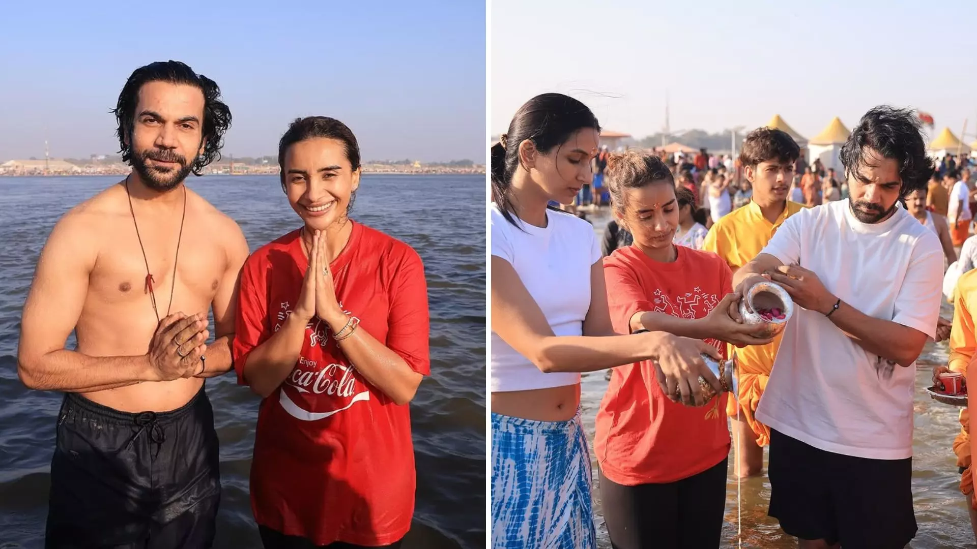 यहां का माहौल बहुत अच्छा है... Rajkummar Rao पत्नी Patralekha के साथ पहुंचे महाकुंभ यहां का माहौल बहुत अच्छा है... Rajkummar Rao पत्नी Patralekha के साथ पहुंचे महाकुंभ