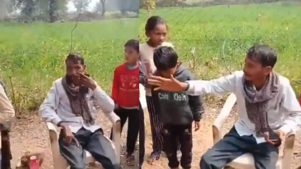 स्कूल में बच्चों से गाली-गलौज करता था शिक्षक, क्लास लगाने पहुंचे परिजन; VIDEO वायरल