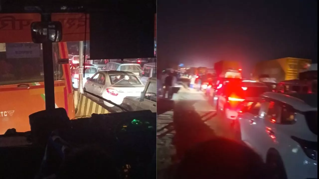 प्रयागराज जाने वाली सड़कों पर 300km तक लंबा ट्रैफिक जाम, 14 फरवरी तक बंद रहेगा संगम रेलवे स्टेशन