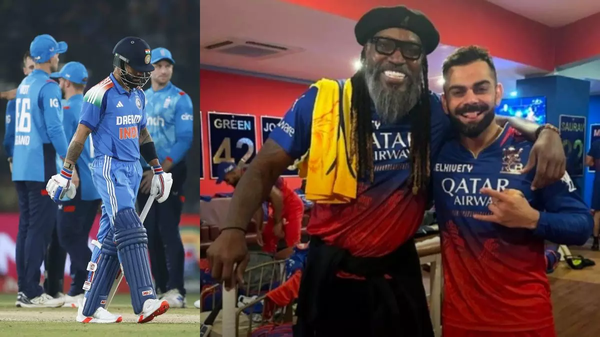 गेल ने अपना रिकॉर्ड तोड़ने पर रोहित शर्मा को दी बधाई, कोहली के फॉर्म पर क्या कहा? गेल ने अपना रिकॉर्ड तोड़ने पर रोहित शर्मा को दी बधाई, कोहली के फॉर्म पर क्या कहा?