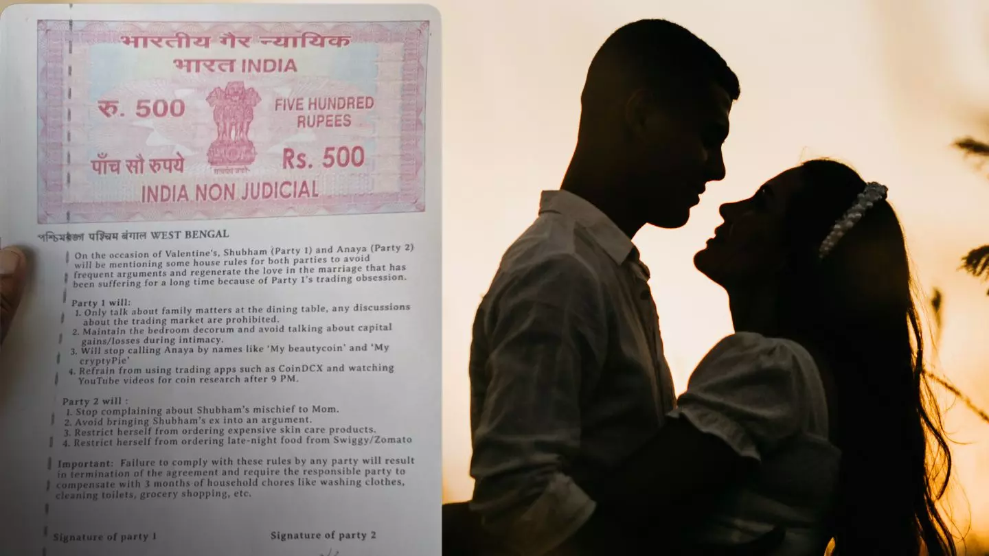 कपल के बीच ये कैसा Valentine Agreement? कपड़े धोने से लेकर वॉशरूम की सफाई तक के बनाए नियम