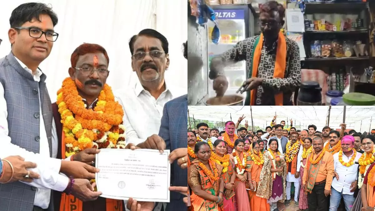 चाय बनाने वाला बना मेयर, कौन हैं जीवर्धन चौहान, जिनके यहां खुद CM ने बनाई चाय? चाय बनाने वाला बना मेयर, कौन हैं जीवर्धन चौहान, जिनके यहां खुद CM ने बनाई चाय?