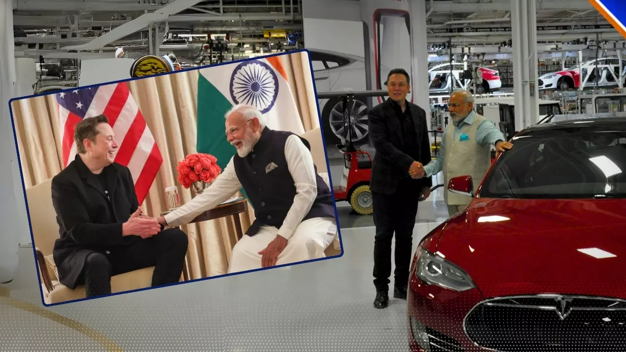 PM Modi से मिलकर Elon Musk ने की भारत में एंट्री, क्या Tesla लगाएगा Indian EV Players की वाट? PM Modi से मिलकर Elon Musk ने की भारत में एंट्री, क्या Tesla लगाएगा Indian EV Players की वाट?