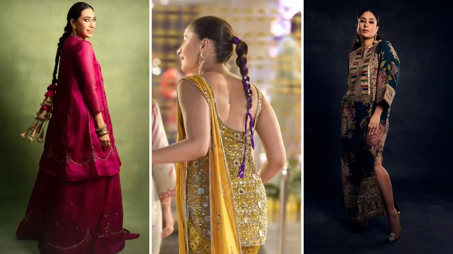 Alia Bhatt की ब्रेडेड पोनीटेल, Karisma का परांदा, फुल-बॉडी लेंथ ड्रेस में छाई Kareena Kapoor Alia Bhatt की ब्रेडेड पोनीटेल, Karisma का परांदा, फुल-बॉडी लेंथ ड्रेस में छाई Kareena Kapoor