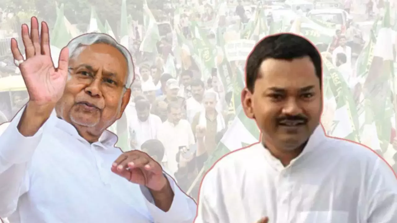 जेडीयू को अगली पीढ़ी की तलाश! बिहार की राजनीति में निशांत की होने जा रही ऑफिशियल एंट्री? जन्मदिन पर पटना में लगे पोस्टर जेडीयू को अगली पीढ़ी की तलाश! बिहार की राजनीति में निशांत की होने जा रही ऑफिशियल एंट्री? जन्मदिन पर पटना में लगे पोस्टर