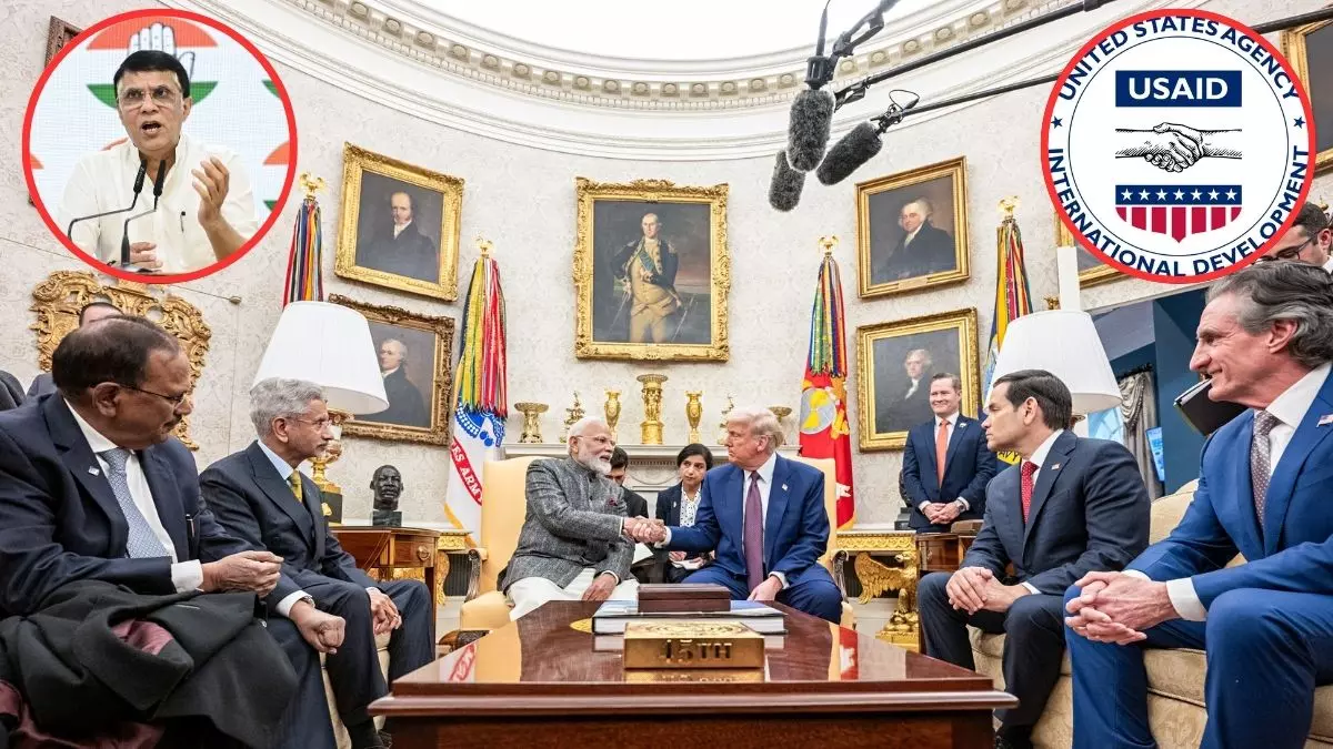 USAID पर ट्रंप के नए बयान से कांग्रेस को मौका-मौका, पूछा- मोदी बताएं, 21 मिलियन डॉलर का क्या किया? USAID पर ट्रंप के नए बयान से कांग्रेस को मौका-मौका, पूछा- मोदी बताएं, 21 मिलियन डॉलर का क्या किया?