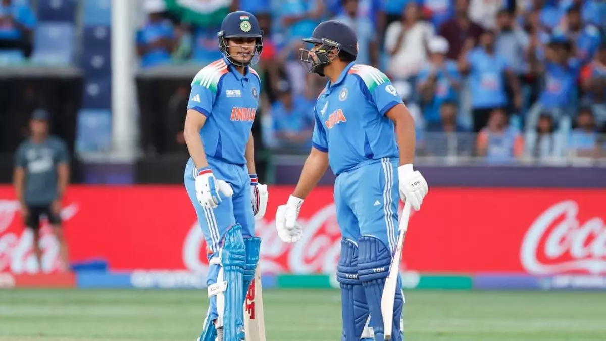 रोहित-गिल की शानदार बैटिंग, चैंपियंस ट्रॉफी के फाइनल में तीसरी बार पहले विकेट के लिए हुई शतकीय साझेदारी