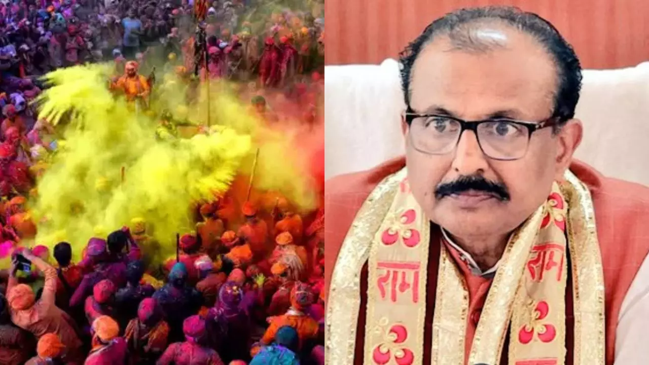 हिजाब की तरह तिरपाल ओढ़कर निकलें मुस्लिम मर्द, योगी के मंत्री बोले- होली पर गड़बड़ी करने वालों के पास केवल 3 ऑप्शन हिजाब की तरह तिरपाल ओढ़कर निकलें मुस्लिम मर्द, योगी के मंत्री बोले- होली पर गड़बड़ी करने वालों के पास केवल 3 ऑप्शन