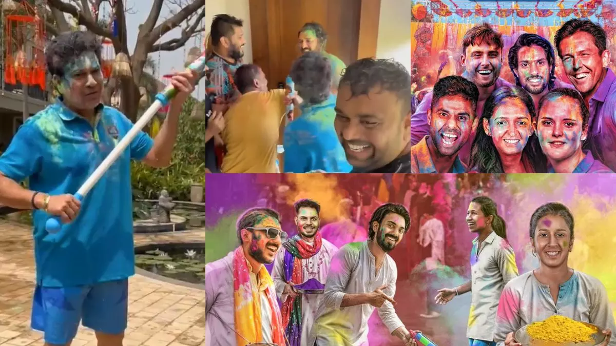 सो रहे हैं, कल रात छक्के बहुत मारे थे..., जब पानी का गन लेकर युवराज सिंह के रूम पर पहुंच गए सचिन; देखें क्रिकेटरों ने कैसे मनाई होली सो रहे हैं, कल रात छक्के बहुत मारे थे..., जब पानी का गन लेकर युवराज सिंह के रूम पर पहुंच गए सचिन; देखें क्रिकेटरों ने कैसे मनाई होली