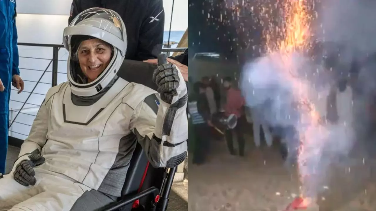 दुनिया बदल देंगी... सुनीता के स्पेस से वापसी पर गुजरात में जश्न का माहौल, भाई हुए इमोशनल | VIDEO